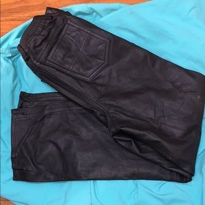 Brand New Genuine Leather pants size 6x
